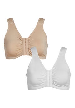 The Laurel - Seamless Comfort Front-Closure Bra 2-Pack