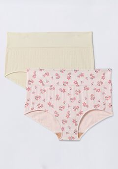 Pointelle Seamless Brief 2-PK