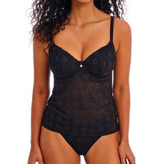 Nomad Nights Underwire Plunge Tankini Top