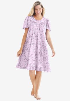 Plus Size Floral Pajamas For Women