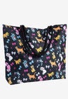 Disney Cats Tote Bag Travel Beach Carry-on Cheshire Aristocat Figaro Print, , alternate image number null