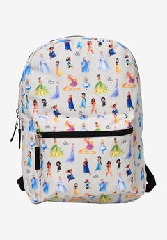Disney 100 Years Celebration Characters All-Over Print 16" Deluxe Nylon Backpack