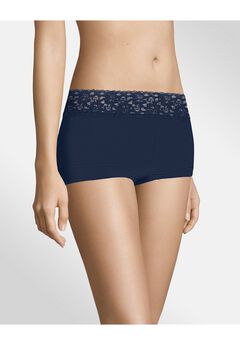 Cotton Dream® Boyshort With Lace