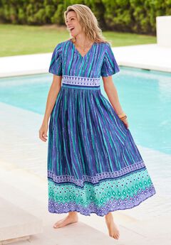 Long Crinkle Cotton Lounger