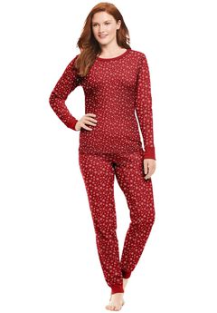 Thermal Crewneck Long-Sleeve Top