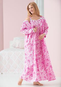Plus Size Floral Lingerie