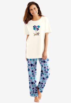 Graphic Tee PJ Set