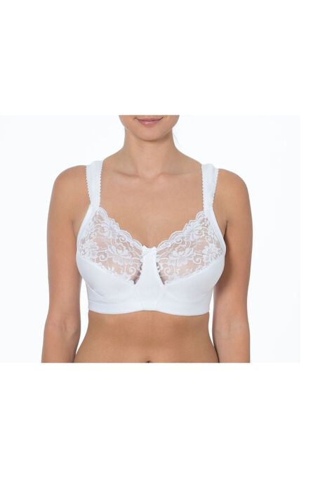 Soft Cup Comfort Bra, WHITE, hi-res image number null