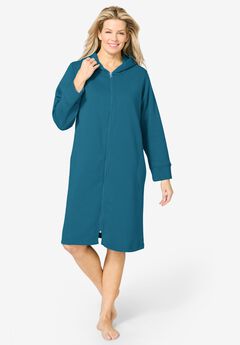 Short Hooded Sweatshirt Robe