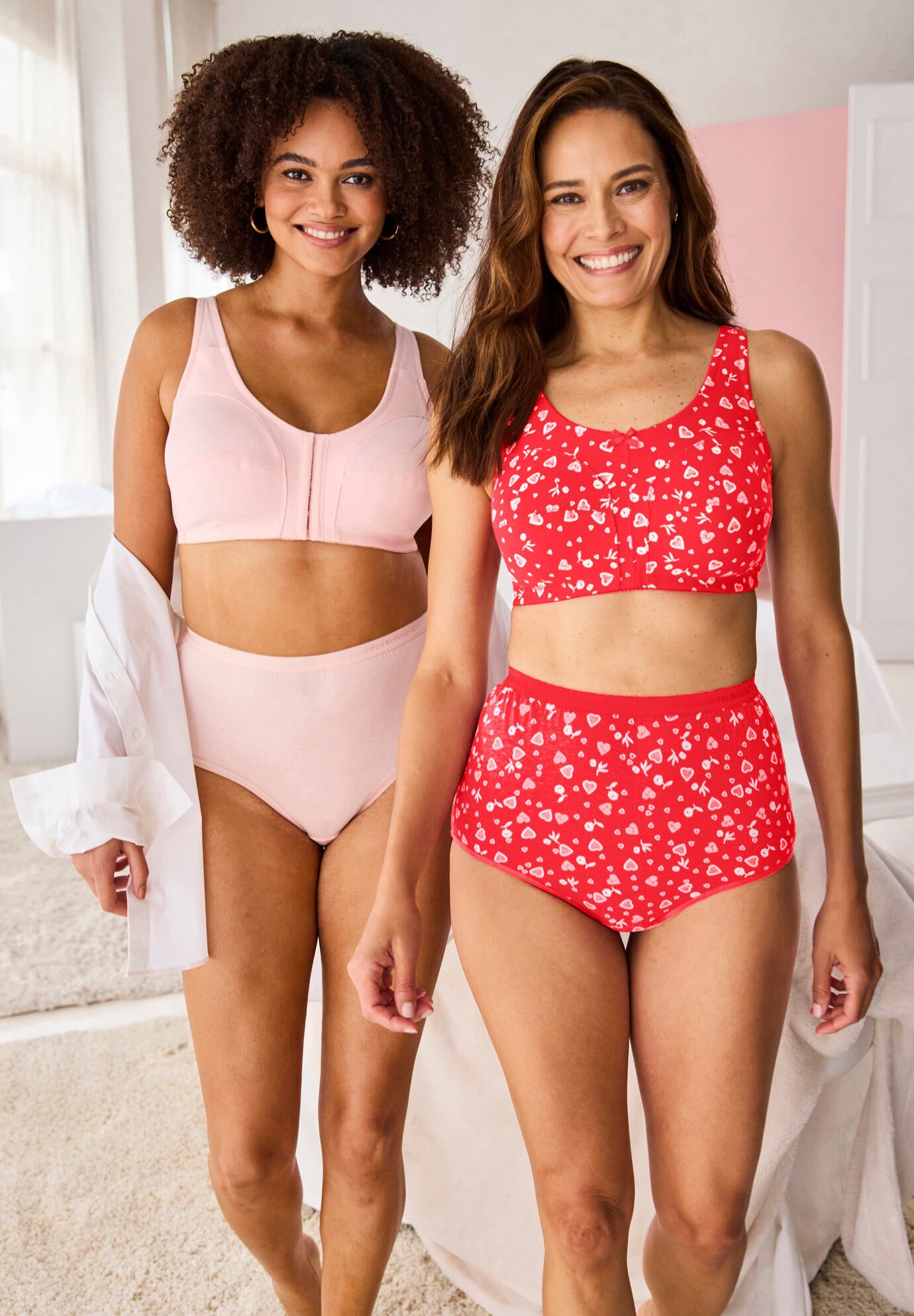 Comfort Choice&reg; Front-Close Wireless Bra, , alternate image number 3