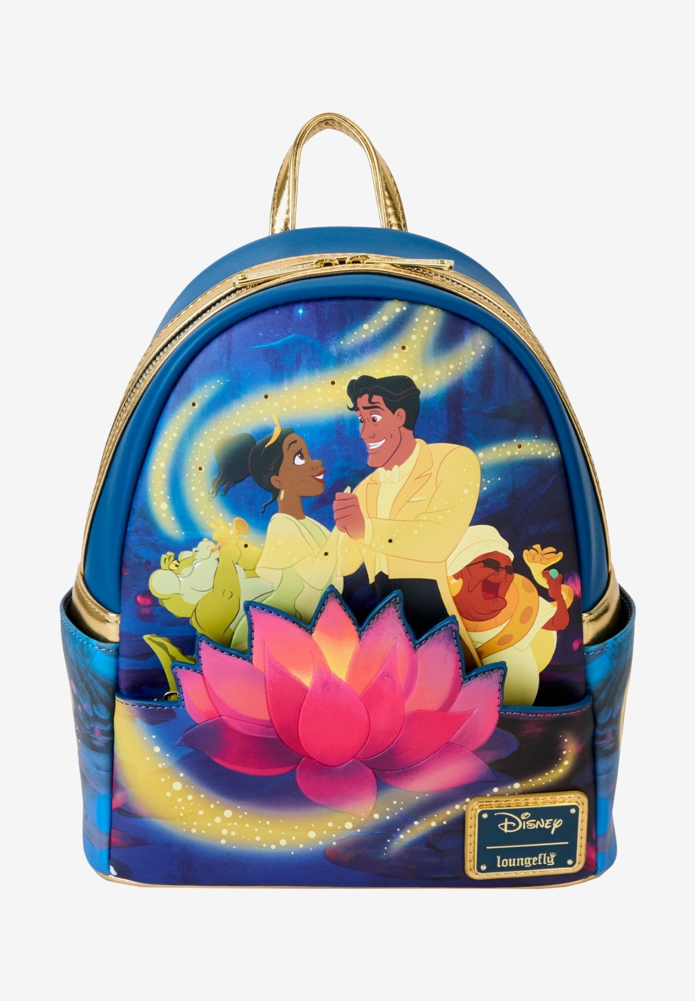 Loungefly x Disney Princess And The Frog Mini Backpack, BLACK, hi-res image number 0