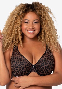 Sheer Mesh Plunge T-shirt Bra