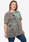 Women'S Scooby Doo T-Shirt Classic Graphic Print Heather Brown T-Shirt, , alternate image number null