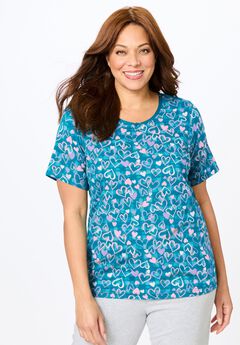 Plus Size Cotton Relaxed Fit Sleep Shirts