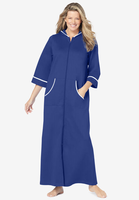 Long French Terry Robe, ULTRA BLUE, hi-res image number null
