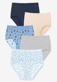 5-Pack Tag-free Full Coverage Cotton Brief