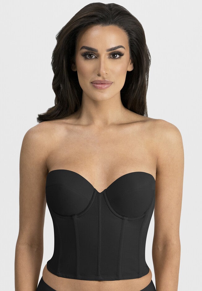 Brie Backless Strapless Bra Intimate Apparel, BLACK, hi-res image number 0