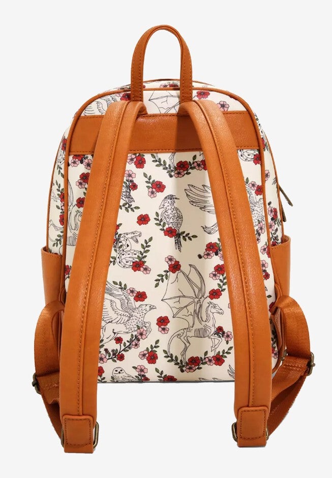 Loungefly X Harry Potter Creatures & Flowers Mini Backpack , , on-hover image number null