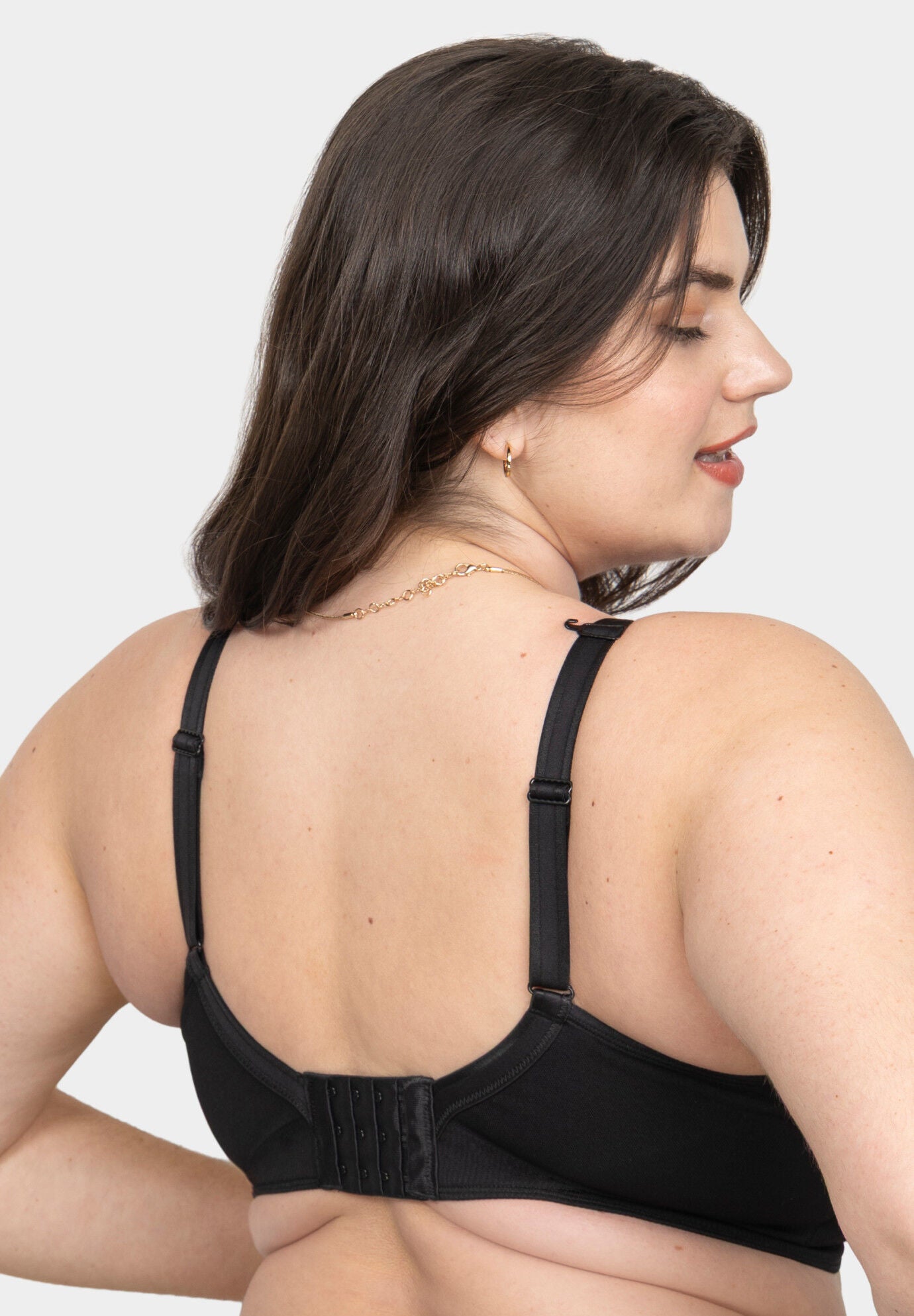 Smooth Seamless Support Wireless Bra, BLACK HUE, on-hover image number 1