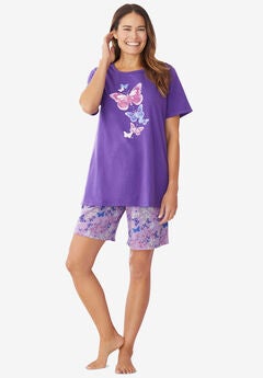 Knit PJ Short Set