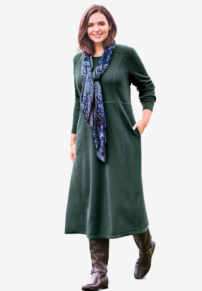 Lightweight Scarf, EVENING BLUE PATCH PATTERN, hi-res image number 0