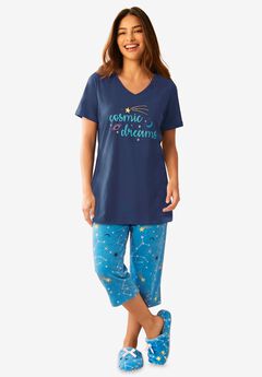2-Piece Capri PJ Set