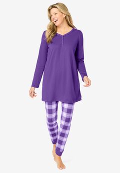 Henley Tunic & Jogger PJ Set