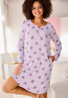 Dreams & Co.® Henley Sleepshirt