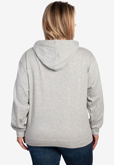 Disney Minnie Mouse Peeking Hoodie Sweatshirt Gray, , on-hover image number null