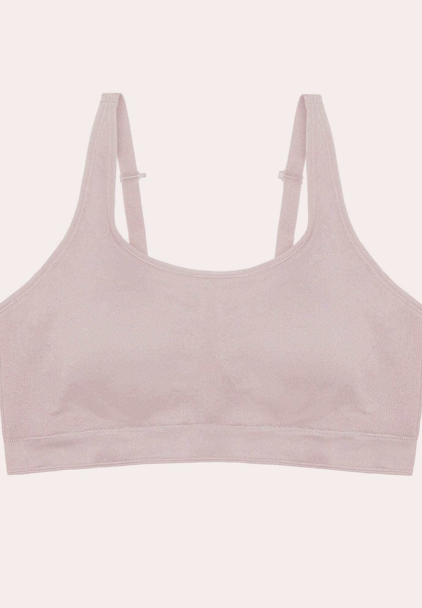 Smooth Seamless Support Wireless Bra, BARK, alternate image number 3