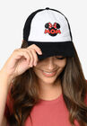 Minnie Mouse Mom Baseball Hat Black & White, , alternate image number null
