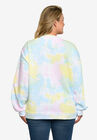 Minnie Mouse Sketch Tie-Dye Fleece Long Sleeve Sweatshirt, , alternate image number null