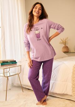 Plus Size Soft Lounge Set For Moms