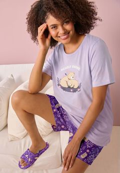 Knit PJ Short Set