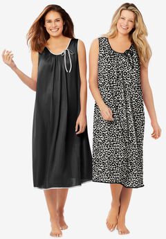 2-Pack Sleeveless Nightgown