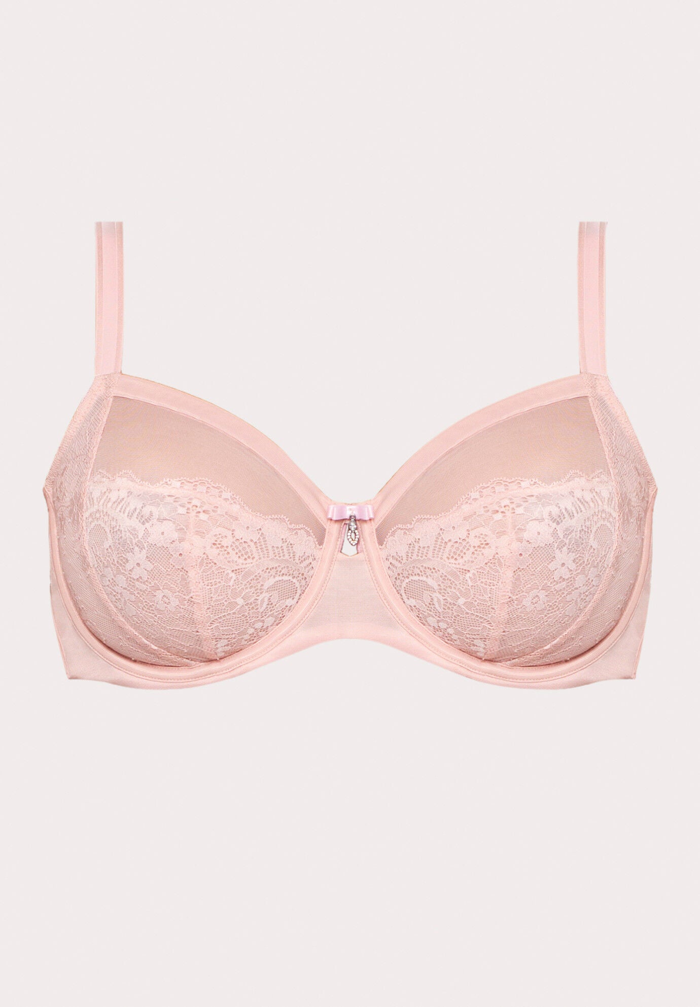 Lace Luxe Underwire Bra, BLUSHING ROSE, alternate image number 2