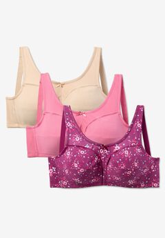 Plus Size Solid Wireless Bras
