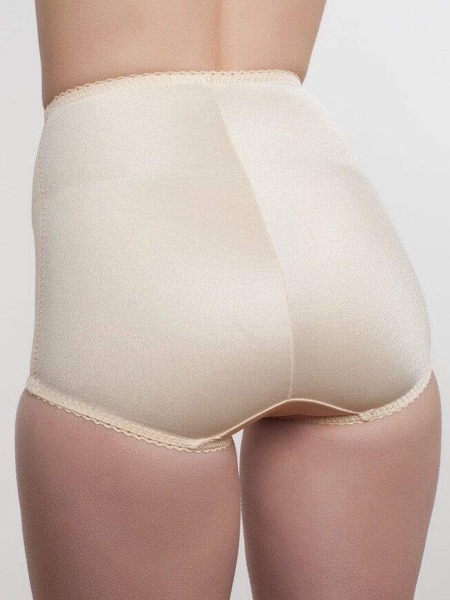 Light Shaping Tummy Control Panty with Inner Lining, BEIGE, on-hover image number 1