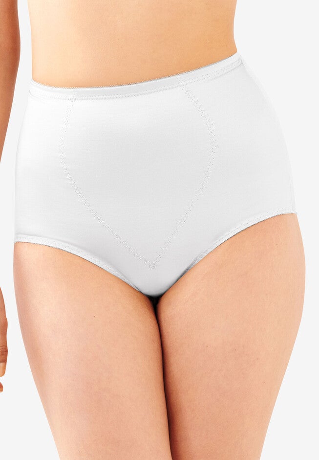 Tummy Panel Brief Firm Control 2-Pack DFX710, WHITE, hi-res image number 0