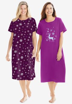 2-Pack Long Sleepshirts