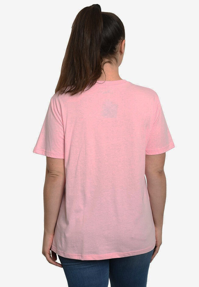 Disney Women's Cheshire Cat Alice in Wonderland "We Are All Mad Here" T-Shirt Pink, , on-hover image number 1