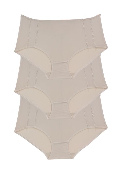 Cooling Full Coverage Brief Panty , NUDE 3 PACK, hi-res image number null