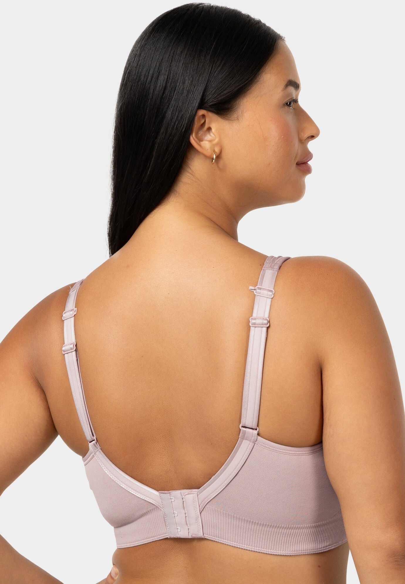 Smooth Seamless Support Wireless Bra, BARK, on-hover image number 1