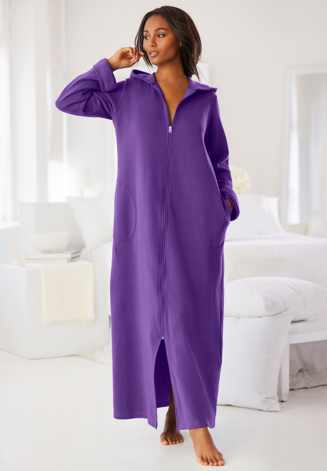 Soft Fleece Robe Jacket