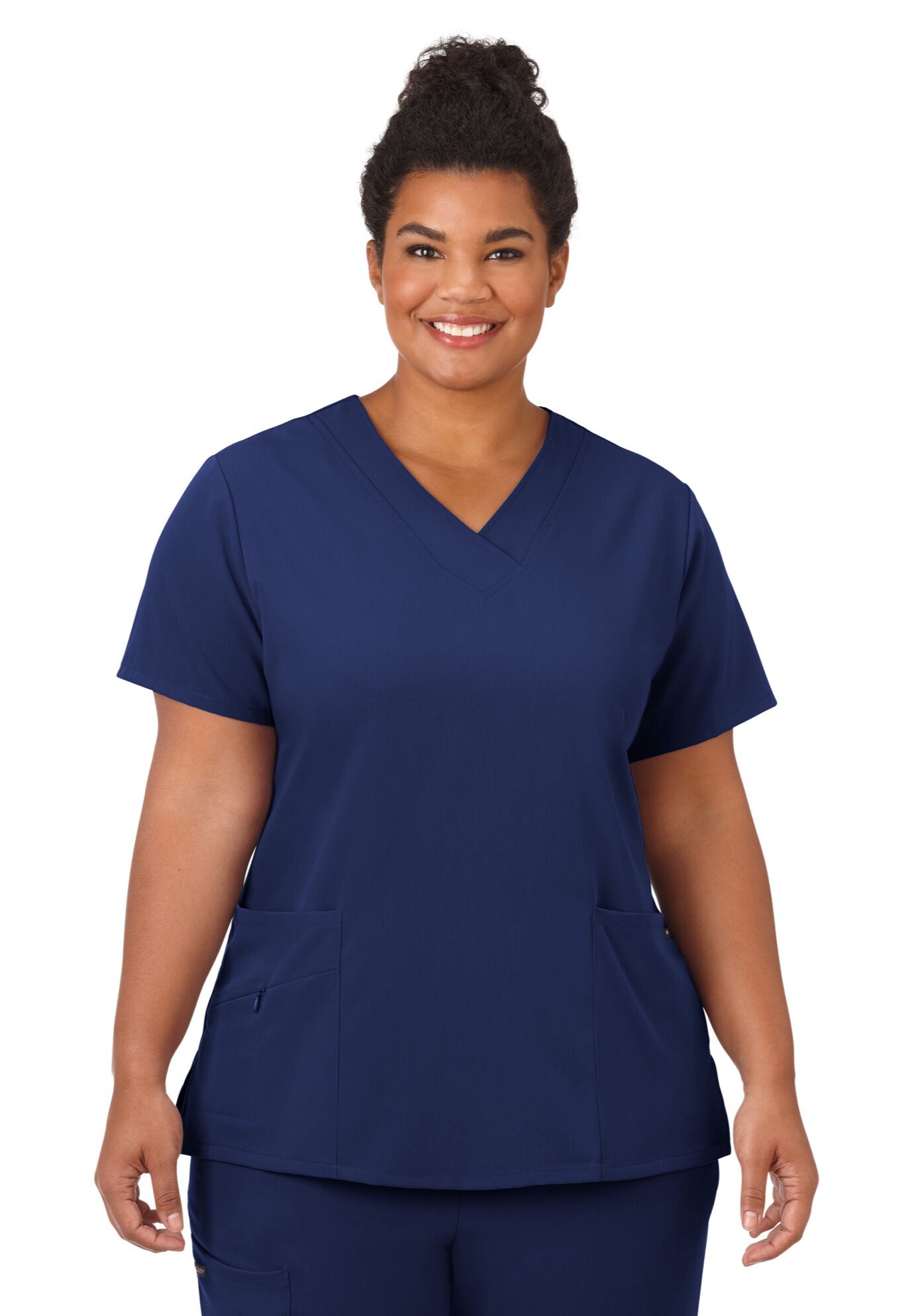 Jockey Scrubs Women's Favorite V-Neck Top, NEW NAVY, hi-res image number 0