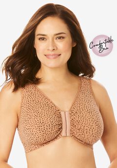 Leading Lady® Meryl Cotton Front-Close Wireless Bra