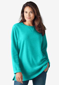 Crewneck Ultra Soft Sherpa Sweatshirt