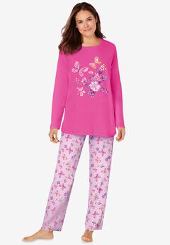 Long Sleeve Knit PJ Set