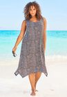Sharktail Beach Cover Up, BLACK MINI LEOPARD, hi-res image number null