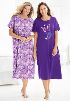 2-Pack Long Sleepshirts